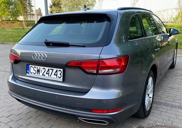 Audi A4 cena 82500 przebieg: 145000, rok produkcji 2018 z Grudziądz małe 46